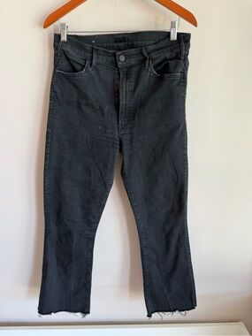 MOTHER womens the hustler ankle gray jeans